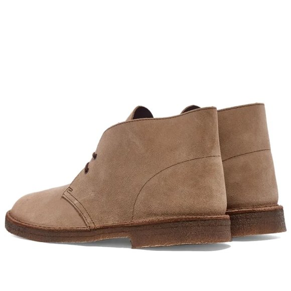 clarks desert boots wolf suede main image 4